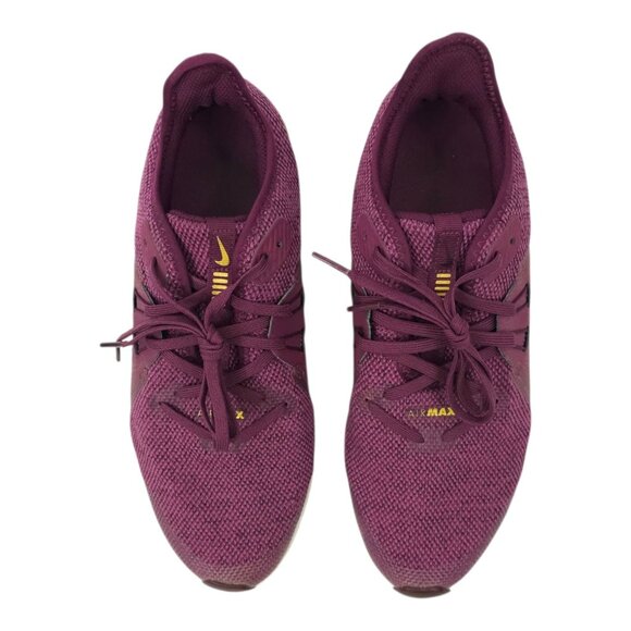 Nike Air Max Sequent 3 GS Big Kids US 7Y EU 40 922885-600 Bordeaux Metallic Gold - Picture 7 of 16